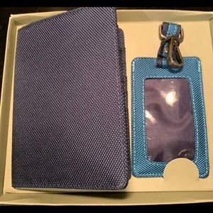 Passport Holder/Luggage Tag Set NEW